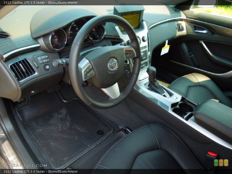 Ebony/Ebony Interior Prime Interior for the 2012 Cadillac CTS 3.6 Sedan #67840518