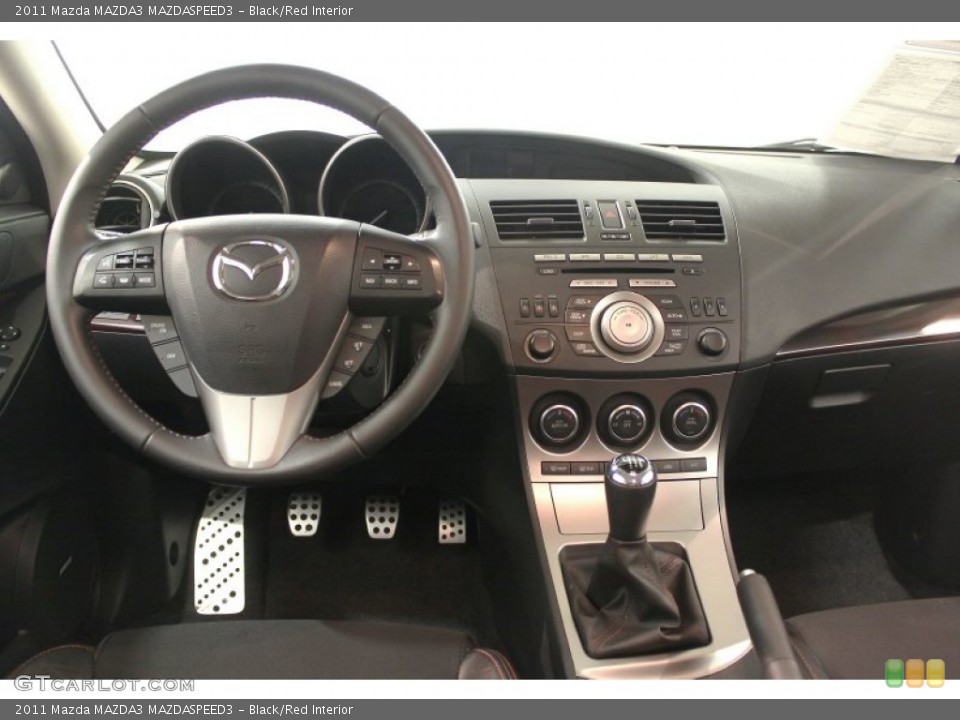 Black/Red Interior Dashboard for the 2011 Mazda MAZDA3 MAZDASPEED3 #67843247