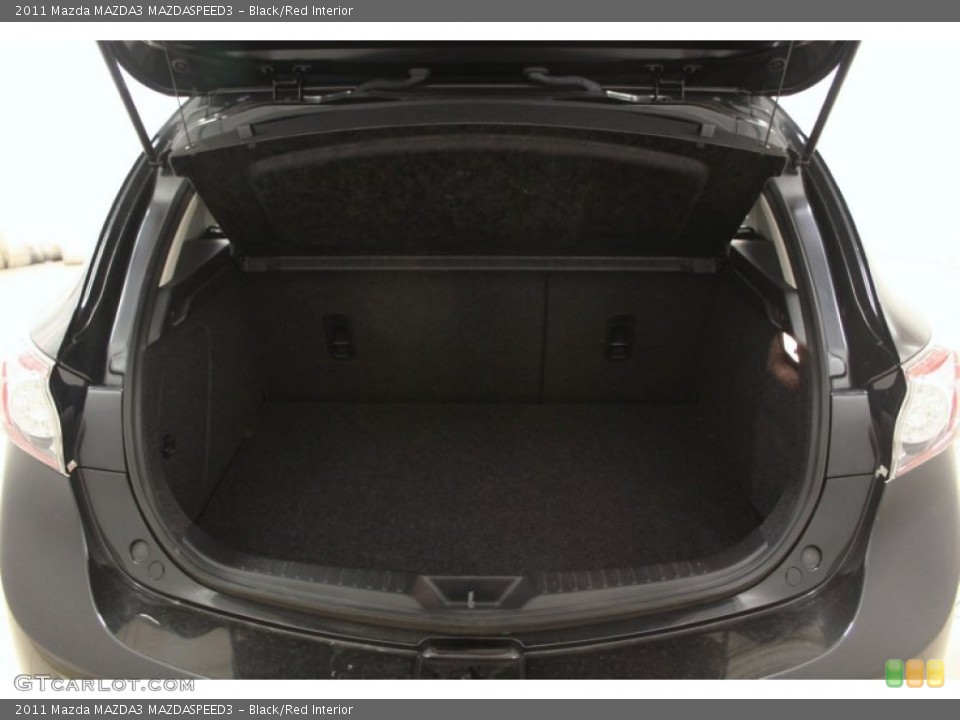 Black/Red Interior Trunk for the 2011 Mazda MAZDA3 MAZDASPEED3 #67843250