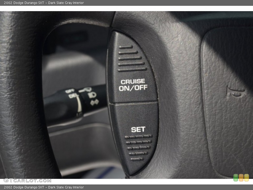 Dark Slate Gray Interior Controls for the 2002 Dodge Durango SXT #67849776
