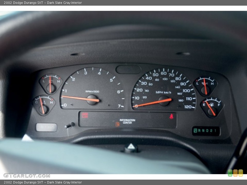 Dark Slate Gray Interior Gauges for the 2002 Dodge Durango SXT #67849794