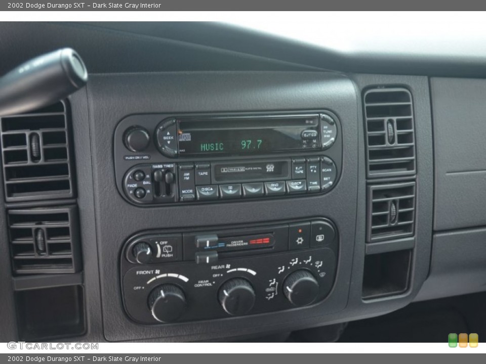 Dark Slate Gray Interior Controls for the 2002 Dodge Durango SXT #67849803
