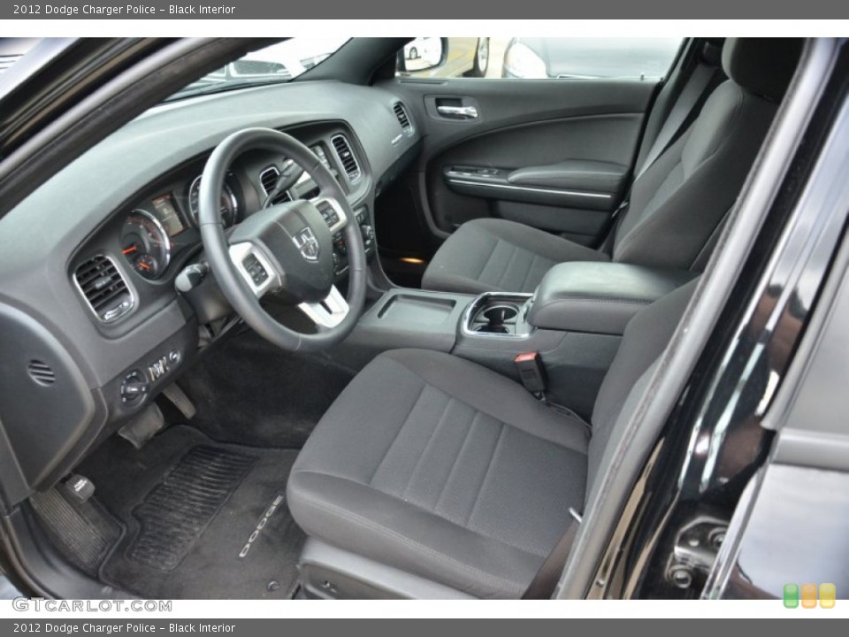 Black Interior Prime Interior for the 2012 Dodge Charger Police #67850595