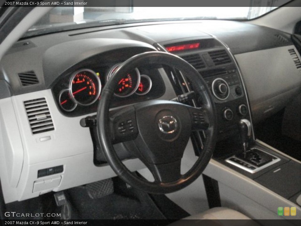 Sand Interior Dashboard for the 2007 Mazda CX-9 Sport AWD #67850607