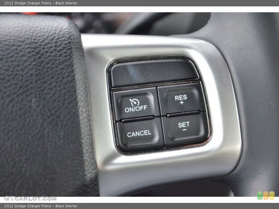 Black Interior Controls for the 2012 Dodge Charger Police #67850660