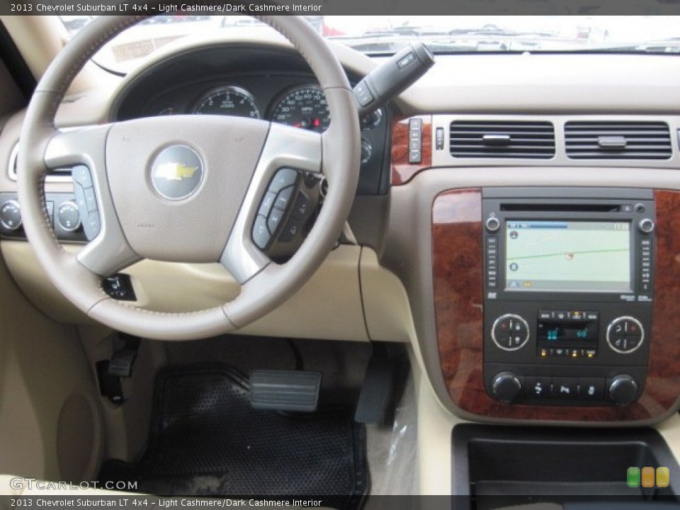 Light Cashmere/Dark Cashmere Interior Dashboard for the 2013 Chevrolet Suburban LT 4x4 #67850892