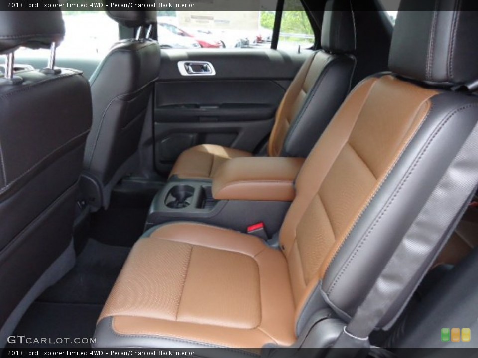 Pecan/Charcoal Black Interior Rear Seat for the 2013 Ford Explorer Limited 4WD #67854609