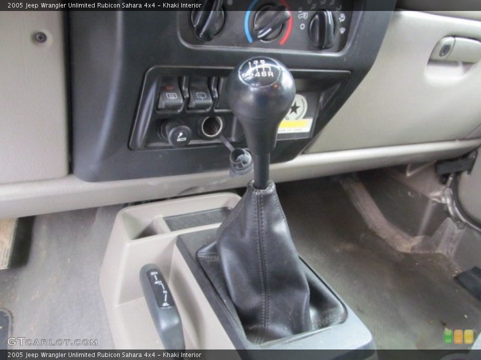 Khaki Interior Transmission for the 2005 Jeep Wrangler Unlimited Rubicon Sahara 4x4 #67857556