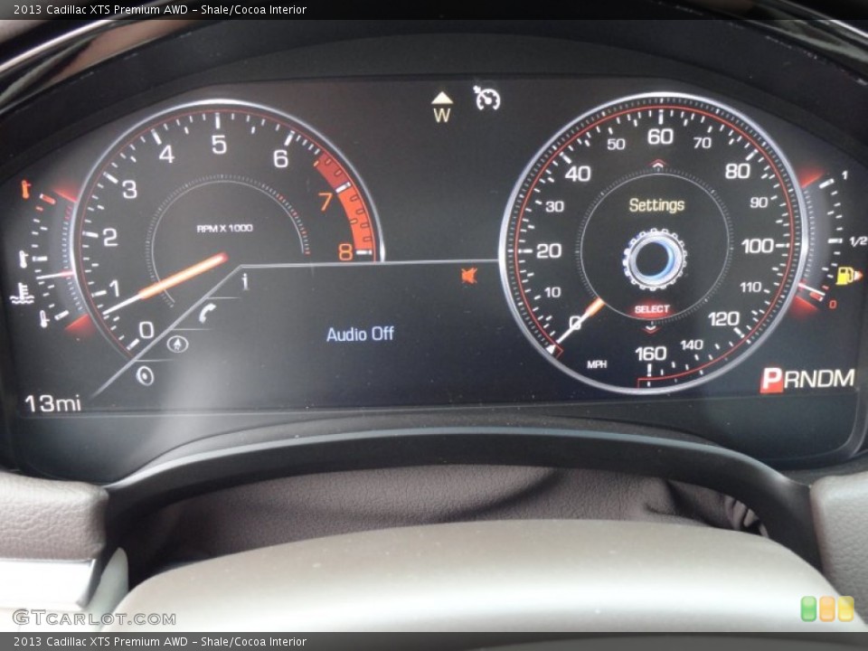 Shale/Cocoa Interior Gauges for the 2013 Cadillac XTS Premium AWD #67862984