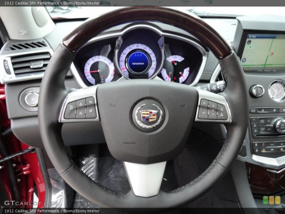 Ebony/Ebony Interior Steering Wheel for the 2012 Cadillac SRX Performance #67863517