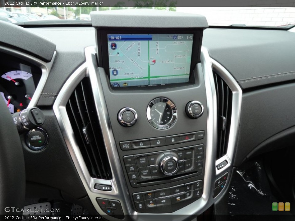 Ebony/Ebony Interior Controls for the 2012 Cadillac SRX Performance #67863535