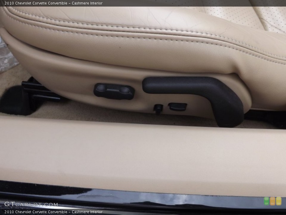 Cashmere Interior Front Seat for the 2010 Chevrolet Corvette Convertible #67863898