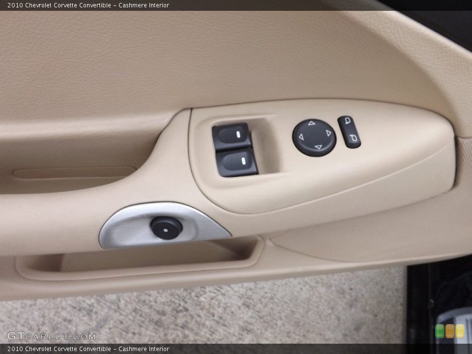 Cashmere Interior Controls for the 2010 Chevrolet Corvette Convertible #67863916