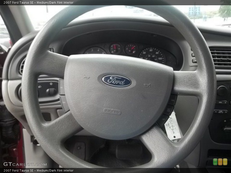 Medium/Dark Flint Interior Steering Wheel for the 2007 Ford Taurus SE #67865530