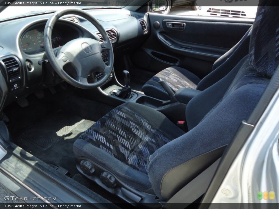 Ebony 1998 Acura Integra Interiors