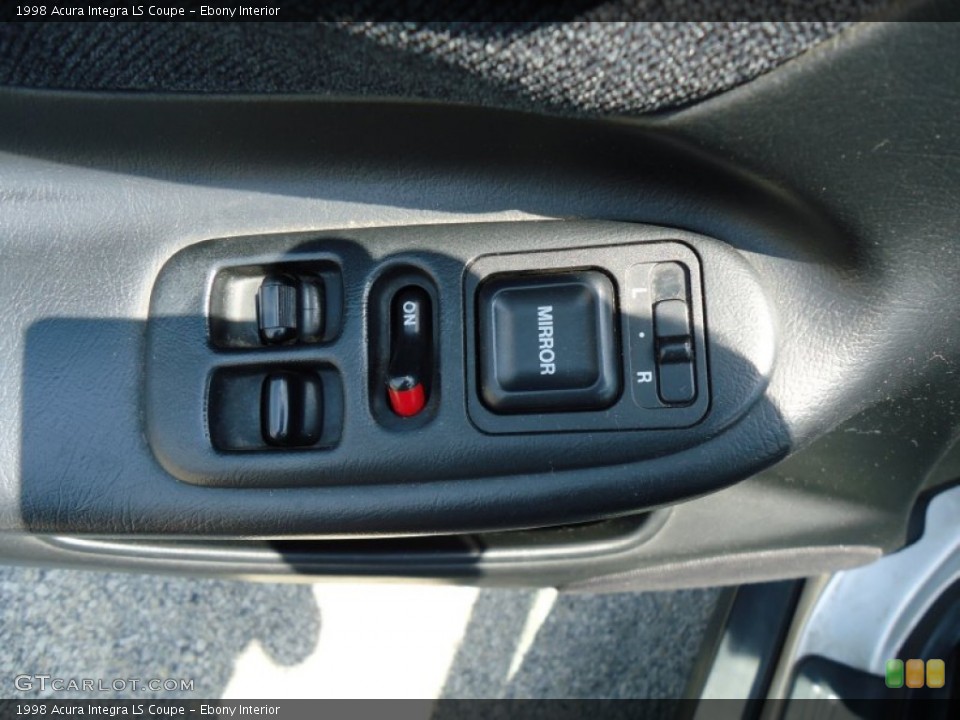 Ebony Interior Controls for the 1998 Acura Integra LS Coupe #67866310
