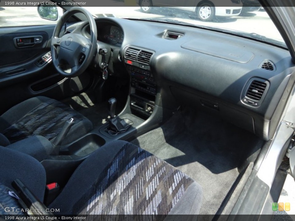 Ebony Interior Dashboard for the 1998 Acura Integra LS Coupe #67866321