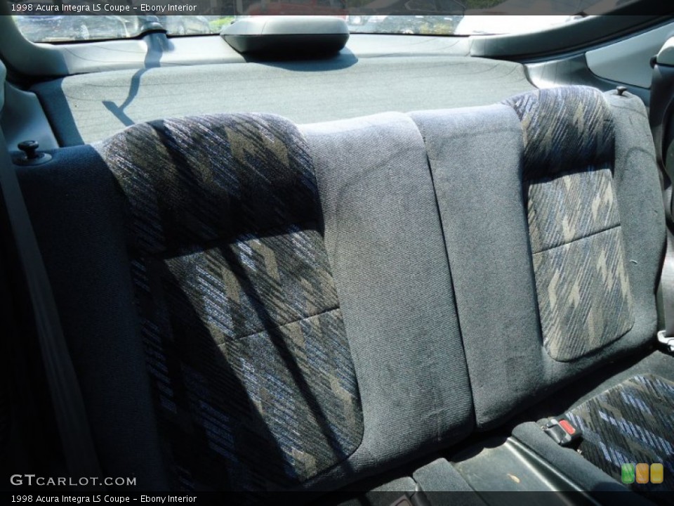 Ebony Interior Rear Seat for the 1998 Acura Integra LS Coupe #67866347