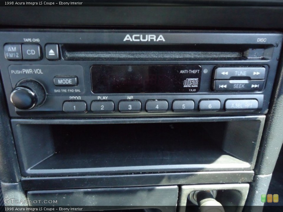 Ebony Interior Audio System for the 1998 Acura Integra LS Coupe #67866383