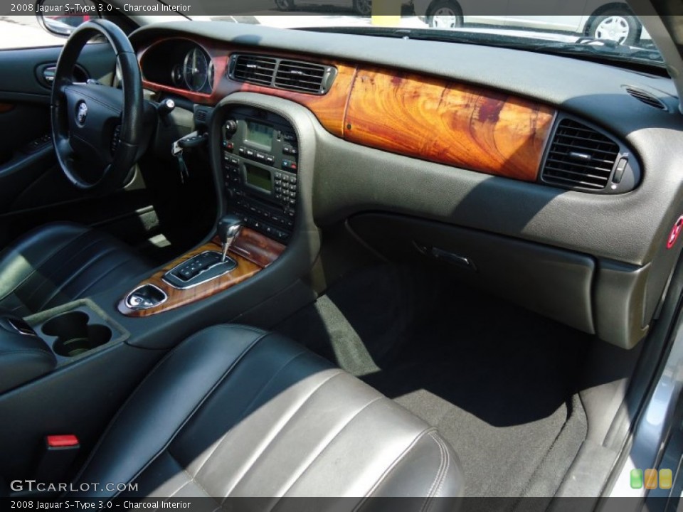 Charcoal Interior Dashboard for the 2008 Jaguar S-Type 3.0 #67866562
