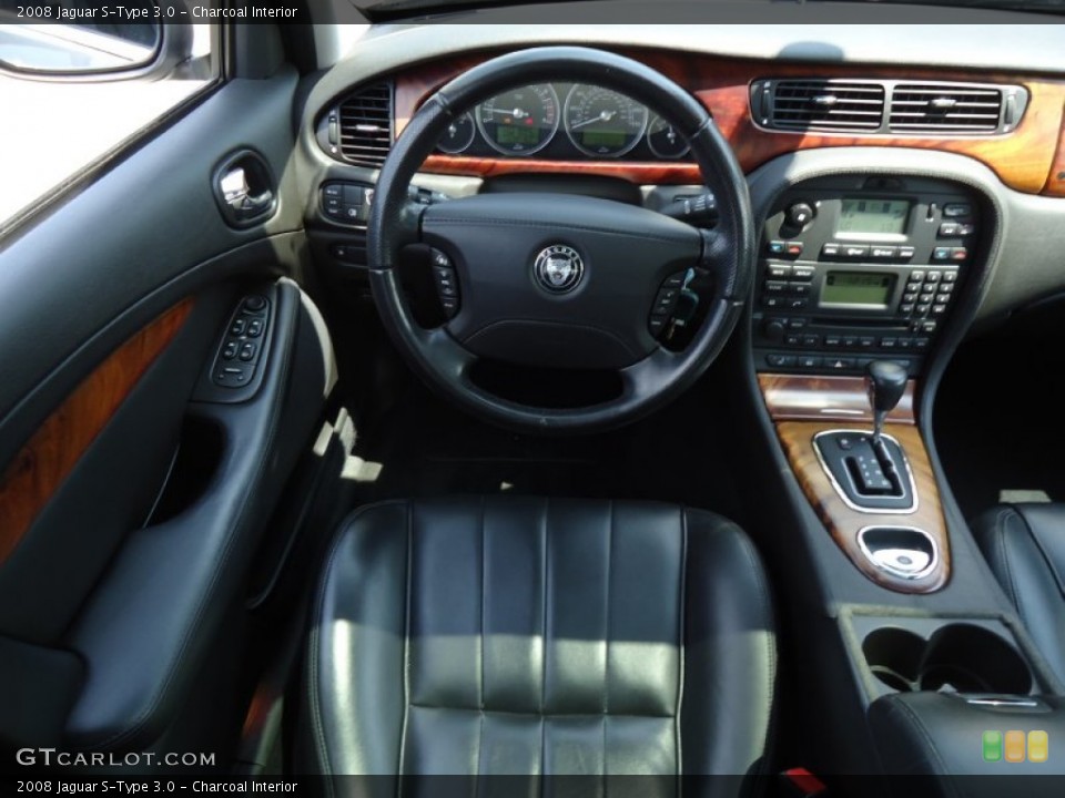 Charcoal Interior Dashboard for the 2008 Jaguar S-Type 3.0 #67866622