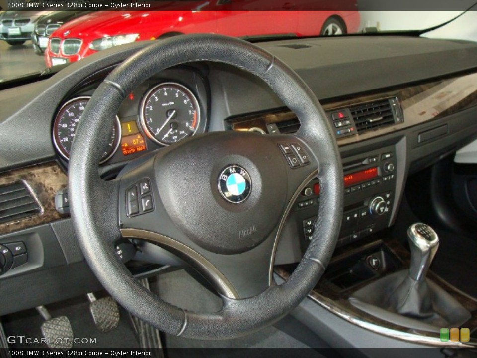 Oyster Interior Steering Wheel for the 2008 BMW 3 Series 328xi Coupe #67868797