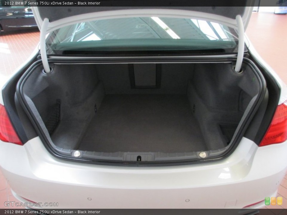 Black Interior Trunk for the 2012 BMW 7 Series 750Li xDrive Sedan #67869115
