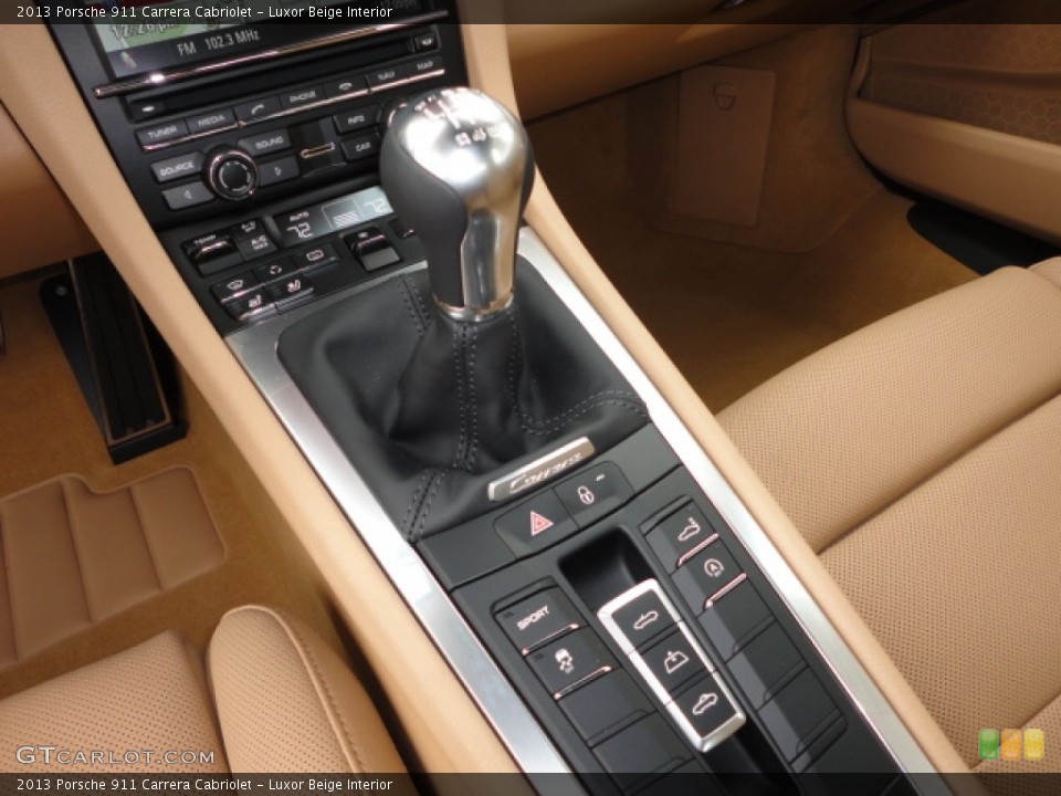 Luxor Beige Interior Transmission for the 2013 Porsche 911 Carrera Cabriolet #67870021