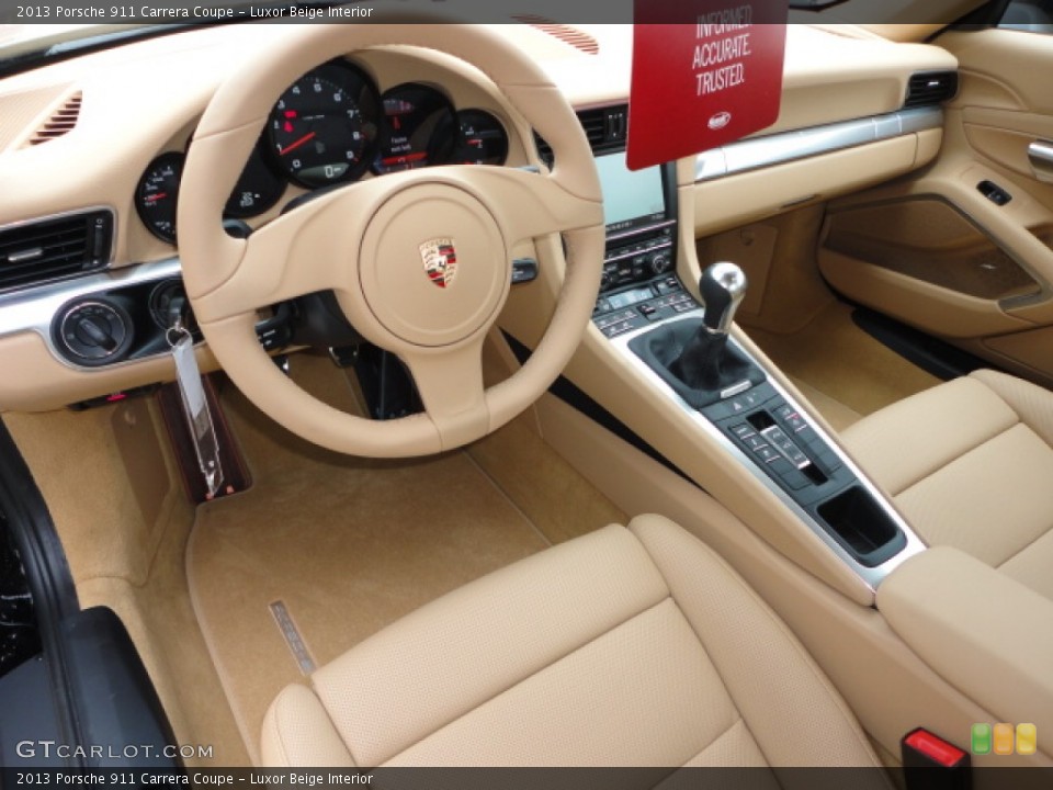 Luxor Beige Interior Prime Interior for the 2013 Porsche 911 Carrera Coupe #67870096