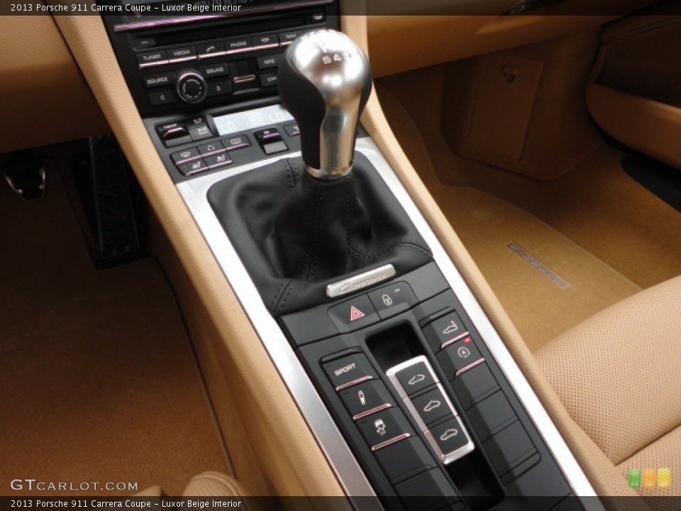 Luxor Beige Interior Transmission for the 2013 Porsche 911 Carrera Coupe #67870114