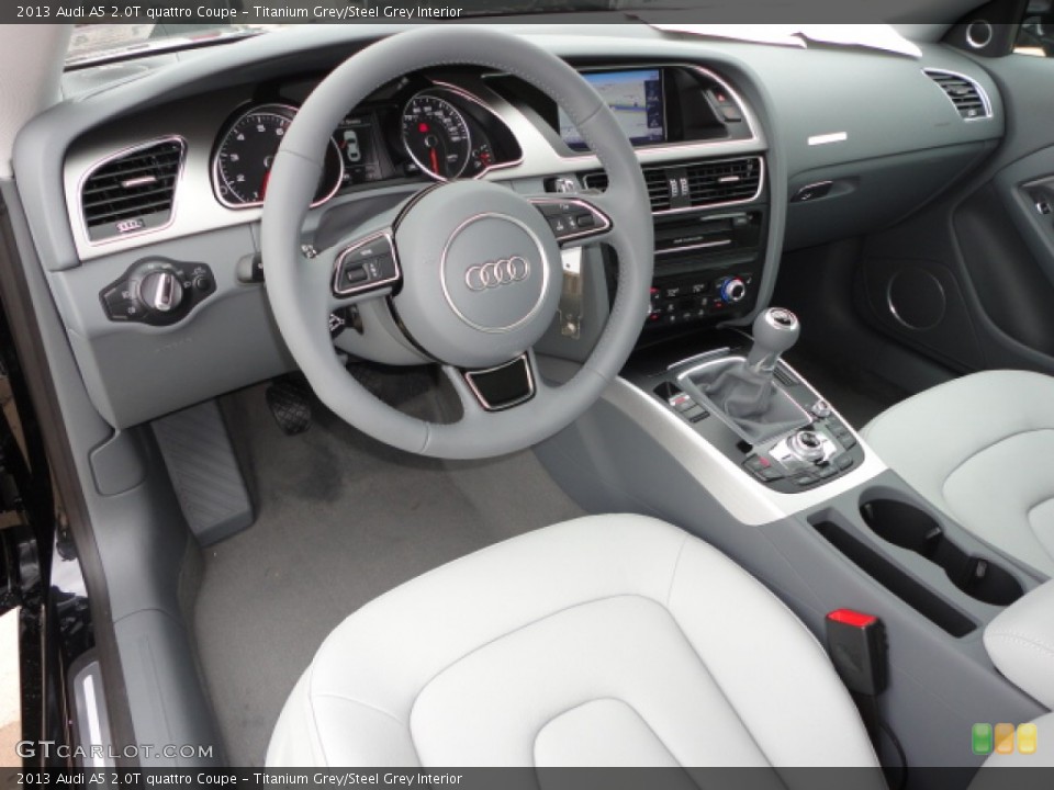 Titanium Grey/Steel Grey Interior Prime Interior for the 2013 Audi A5 2.0T quattro Coupe #67870319
