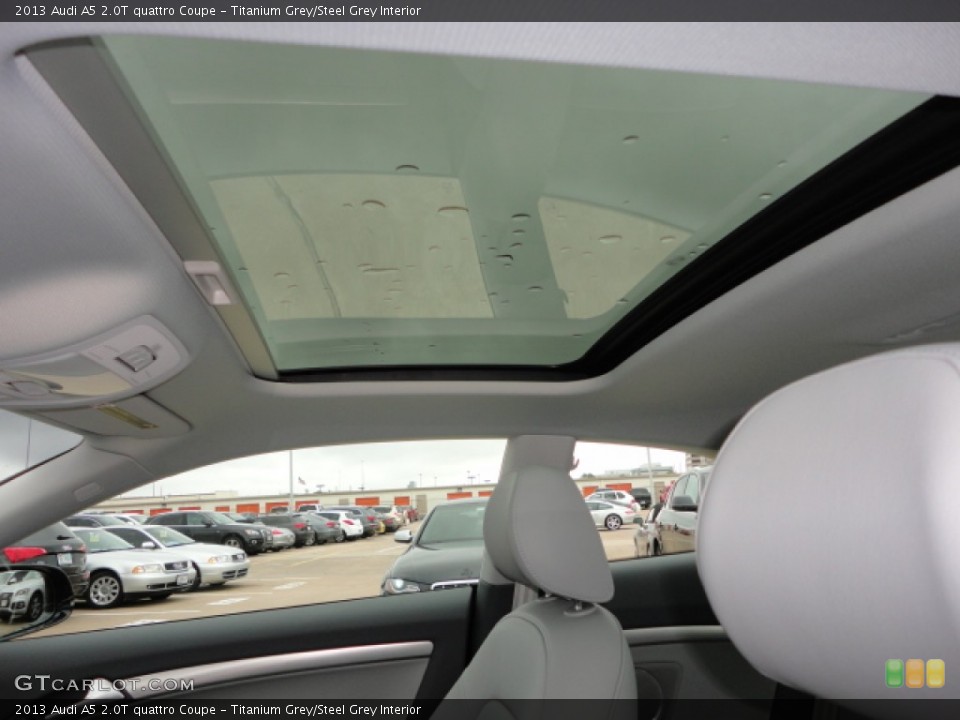 Titanium Grey/Steel Grey Interior Sunroof for the 2013 Audi A5 2.0T quattro Coupe #67870336