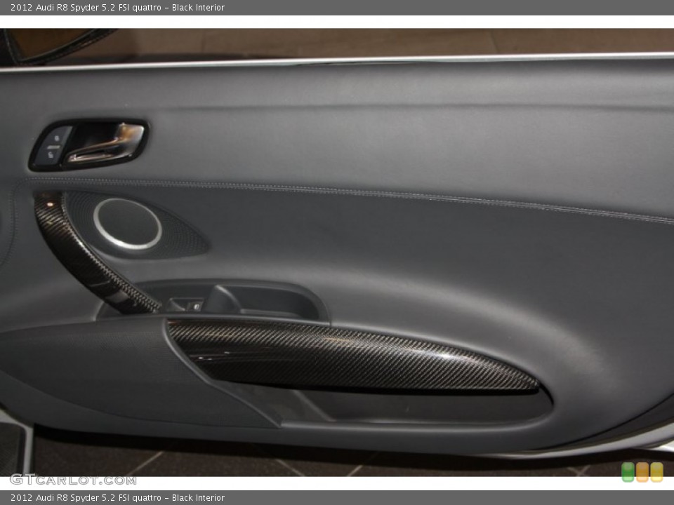 Black Interior Door Panel for the 2012 Audi R8 Spyder 5.2 FSI quattro #67871541