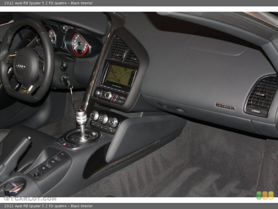 Black Interior Dashboard for the 2012 Audi R8 Spyder 5.2 FSI quattro #67871547