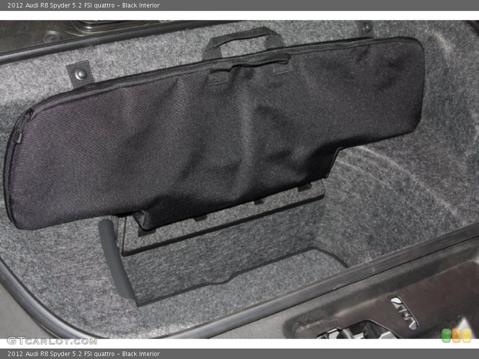 Black Interior Trunk for the 2012 Audi R8 Spyder 5.2 FSI quattro #67871574