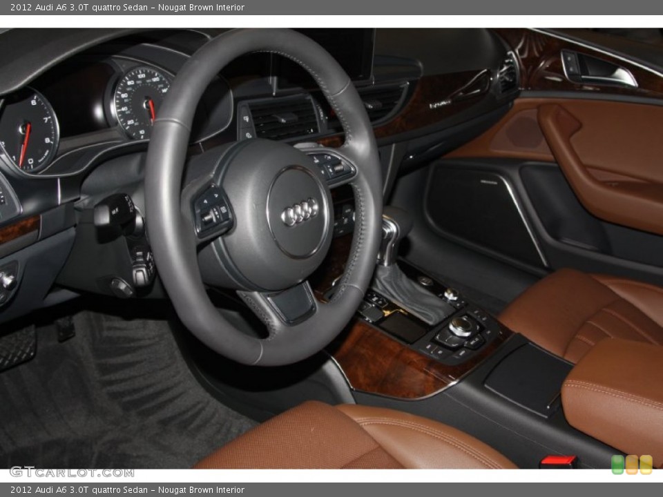 Nougat Brown Interior Prime Interior for the 2012 Audi A6 3.0T quattro Sedan #67871752