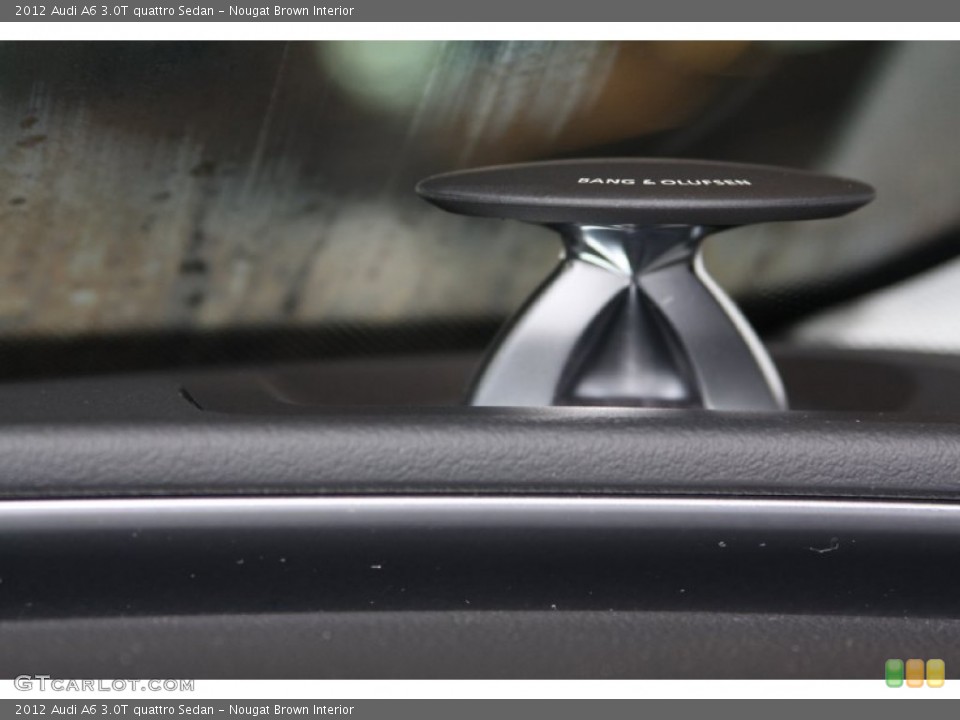 Nougat Brown Interior Audio System for the 2012 Audi A6 3.0T quattro Sedan #67871902
