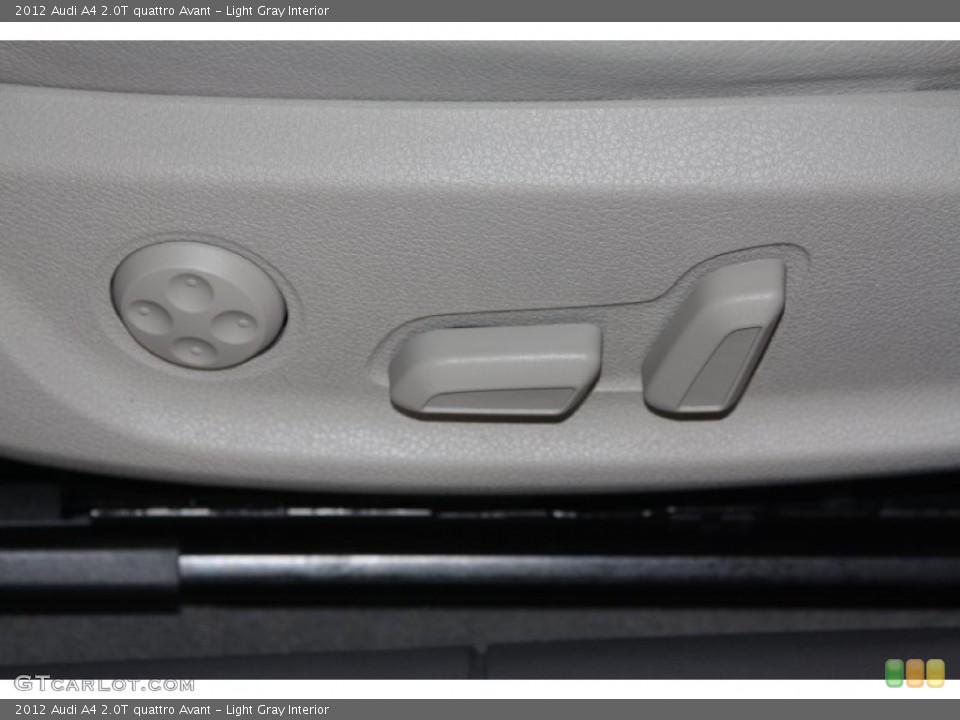 Light Gray Interior Controls for the 2012 Audi A4 2.0T quattro Avant #67872274