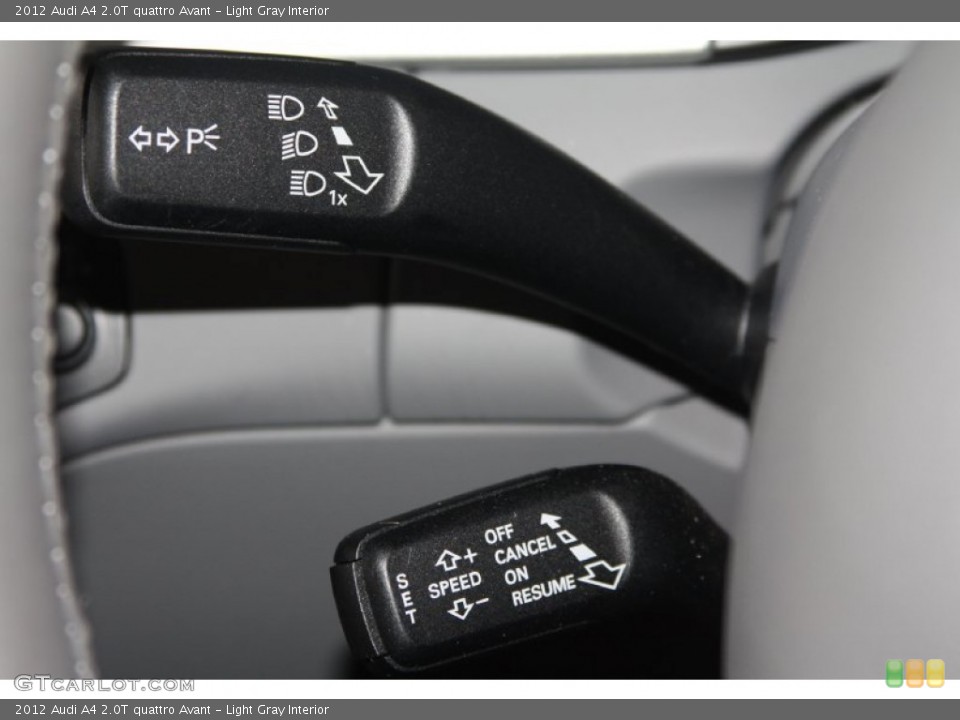 Light Gray Interior Controls for the 2012 Audi A4 2.0T quattro Avant #67872367