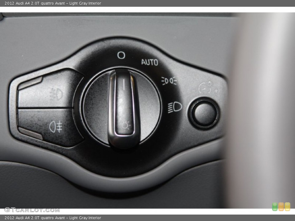 Light Gray Interior Controls for the 2012 Audi A4 2.0T quattro Avant #67872373