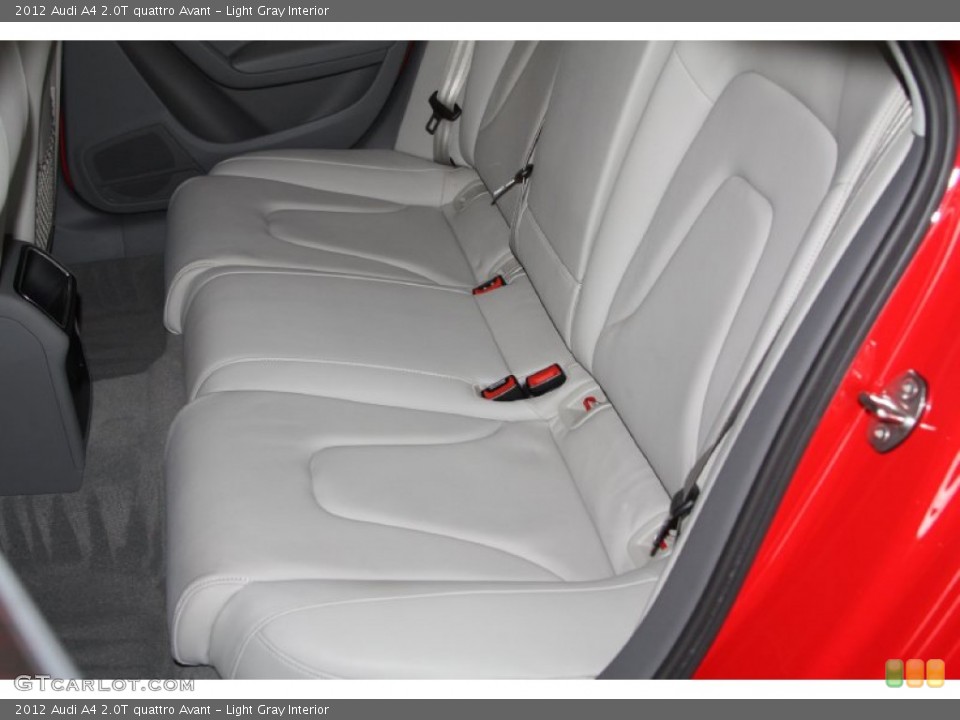 Light Gray 2012 Audi A4 Interiors