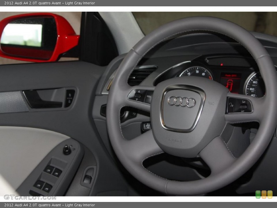 Light Gray Interior Steering Wheel for the 2012 Audi A4 2.0T quattro Avant #67872442
