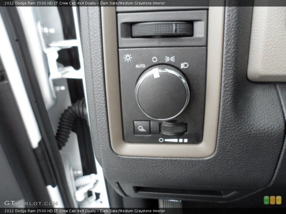 Dark Slate/Medium Graystone Interior Controls for the 2012 Dodge Ram 3500 HD ST Crew Cab 4x4 Dually #67873762