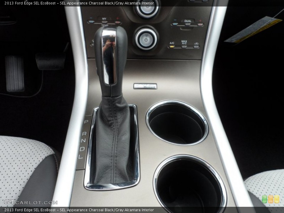 SEL Appearance Charcoal Black/Gray Alcantara Interior Transmission for the 2013 Ford Edge SEL EcoBoost #67878265