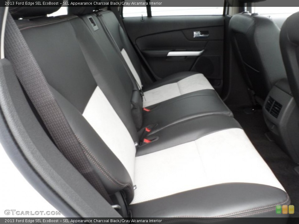SEL Appearance Charcoal Black/Gray Alcantara Interior Rear Seat for the 2013 Ford Edge SEL EcoBoost #67878718