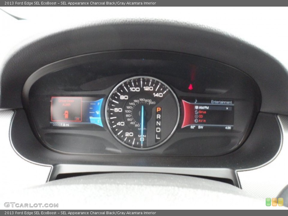 SEL Appearance Charcoal Black/Gray Alcantara Interior Gauges for the 2013 Ford Edge SEL EcoBoost #67878826