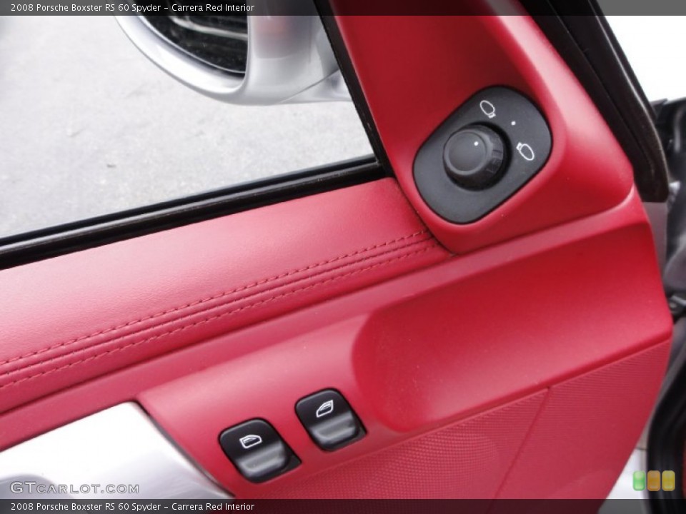 Carrera Red Interior Controls for the 2008 Porsche Boxster RS 60 Spyder #67880059