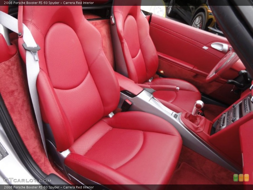 Carrera Red Interior Photo for the 2008 Porsche Boxster RS 60 Spyder #67880113