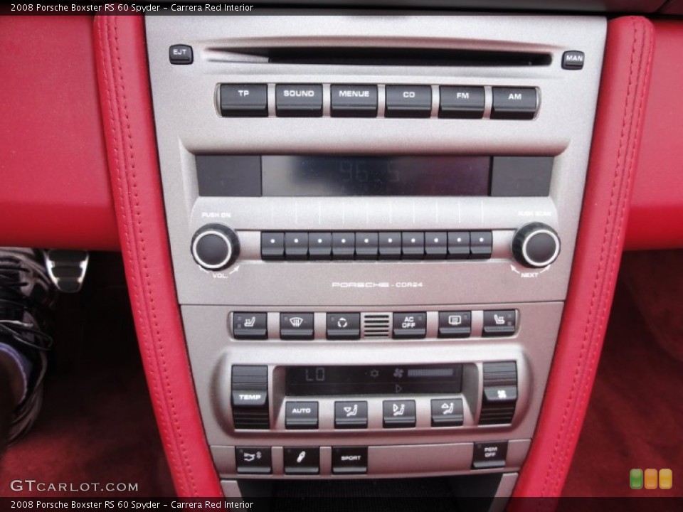 Carrera Red Interior Controls for the 2008 Porsche Boxster RS 60 Spyder #67880236