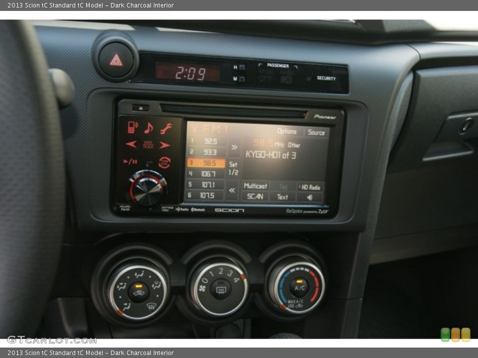 Dark Charcoal Interior Controls for the 2013 Scion tC  #67883365